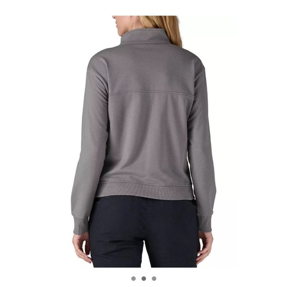 Patagonia Women's Medium Ahnya 1/4 Zip Pullover Noble Grey Jacket NWT - Picture 9 of 10